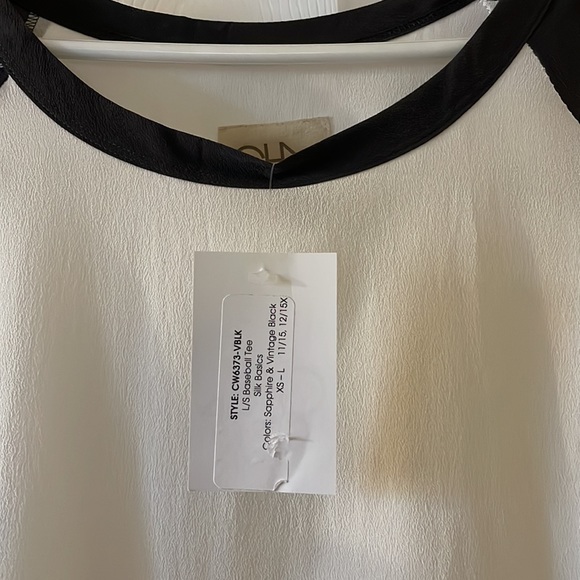 Chaser SILK basics baseball tee white and vintage black raglan - Picture 3 of 7